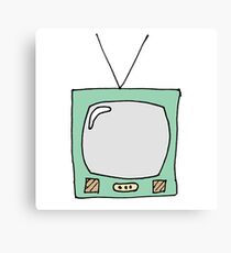 Retro TV Canvas Print