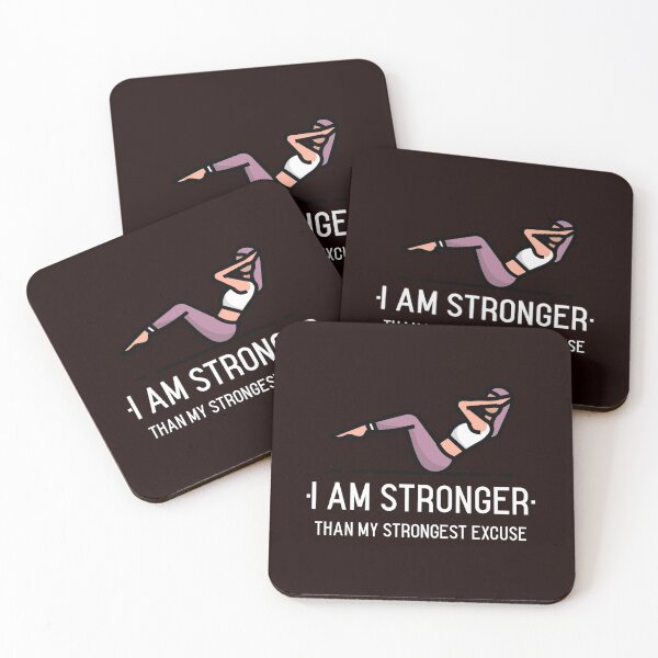 Item preview, I Am Stronger Than My Strongest Excuse designed and sold by Evartdesign.
