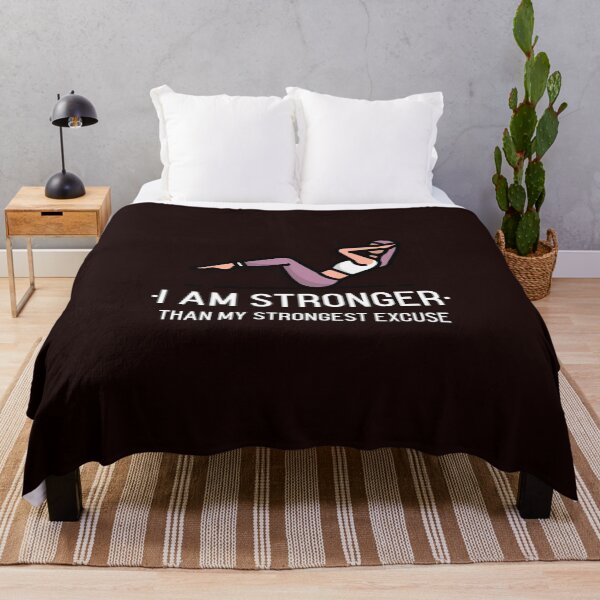Item preview, I Am Stronger Than My Strongest Excuse designed and sold by Evartdesign.