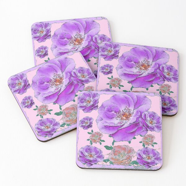 Item preview, MODERN ART LILAC ROSE GARDEN PINK ABSTRACT designed and sold by sharlesart.