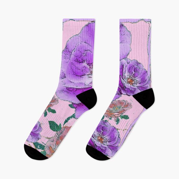 Item preview, MODERN ART LILAC ROSE GARDEN PINK ABSTRACT designed and sold by sharlesart.