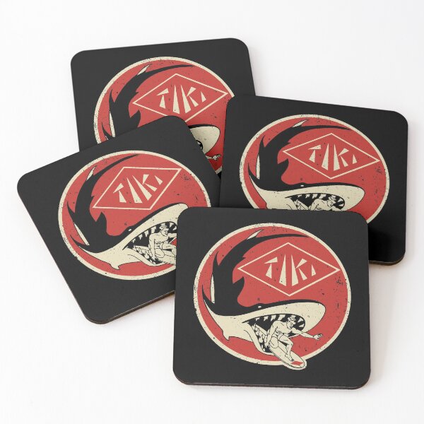 Item preview, Tiki surfboards logo designed and sold by timshawlstudio.