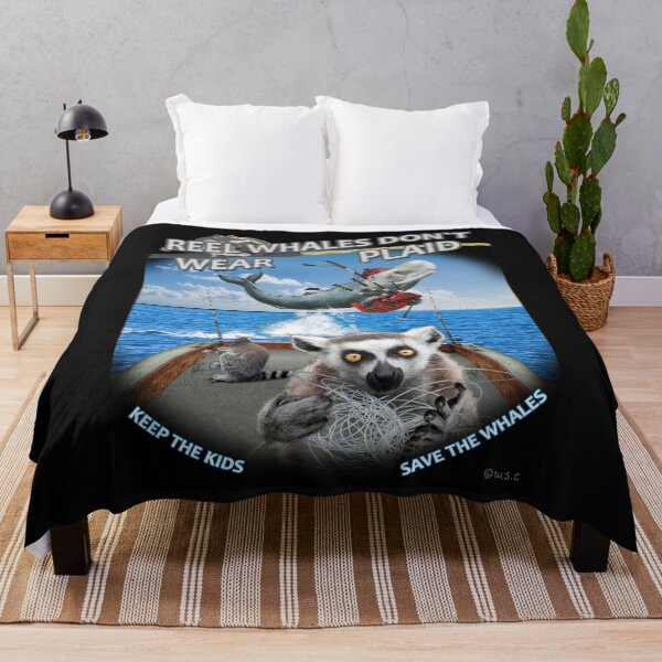 Item preview, Reel Whales Don`t Wear Plaid designed and sold by Jay Chamberlin.