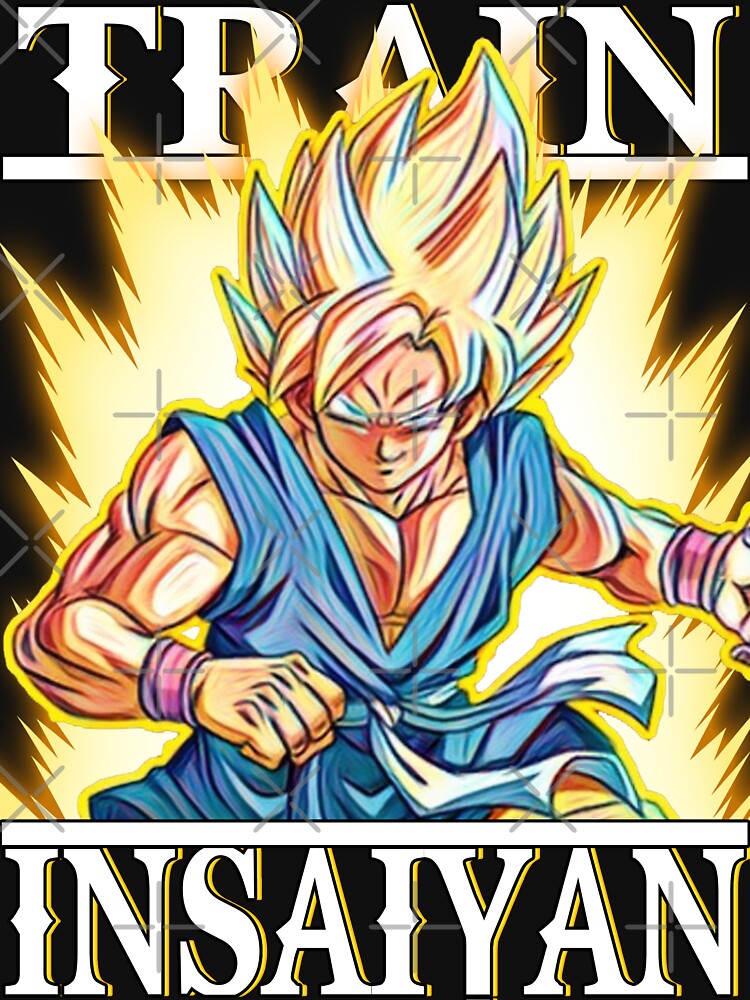 Train Insaiyan Super Saiyan 2 Goku DB/DBZ/DBGT/DBS  Sticker for Sale by  Wicked Designs