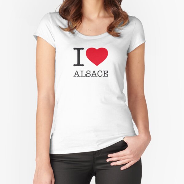 I LOVE ALSACE T-shirt échancré