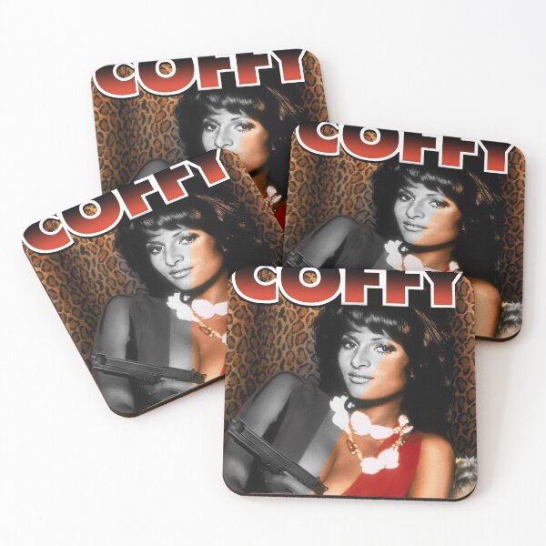 Item preview, Pam Grier Coffy Movie Poster B&W designed and sold by pigeonfan1.