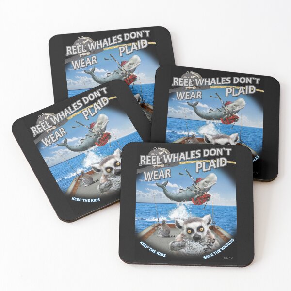 Item preview, Reel Whales Don`t Wear Plaid designed and sold by Jay Chamberlin.