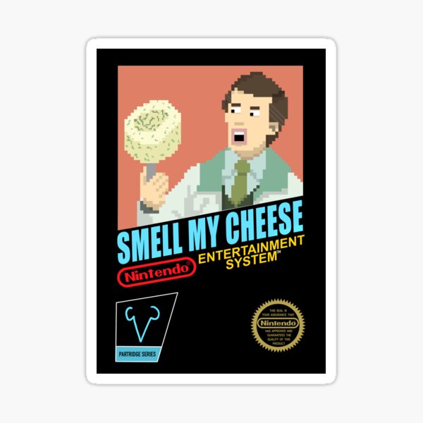 Partridge Smell My Cheese Sticker For Sale By Stuffbymarkuk Redbubble 