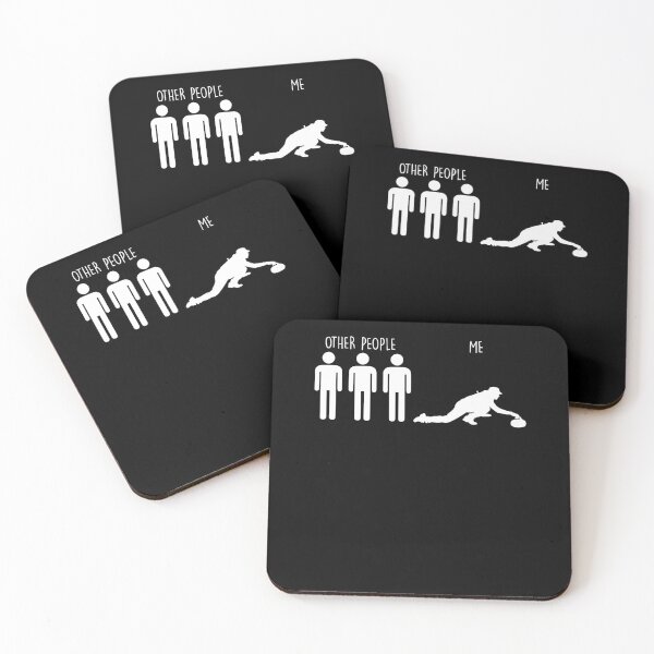Item preview, Other People Me Curling Stones Humorous Ice Curling Quote designed and sold by Nessshirts.