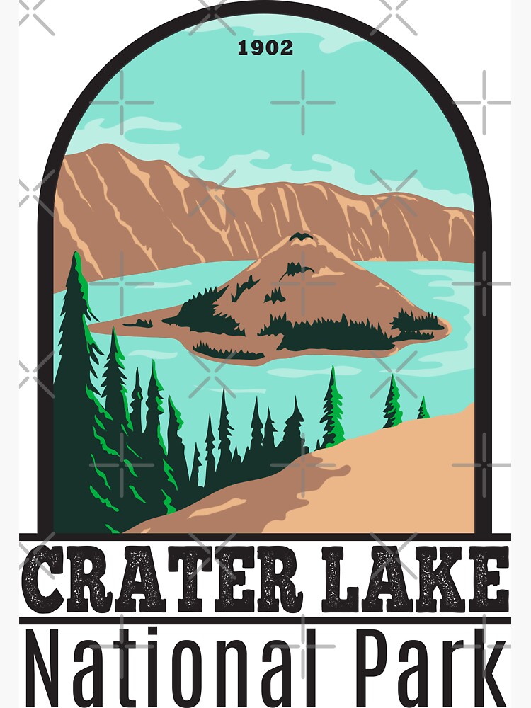 Crater Lake NP Magnet by ADG