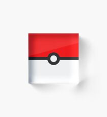 Pokemon Pokeball Acrylic Block