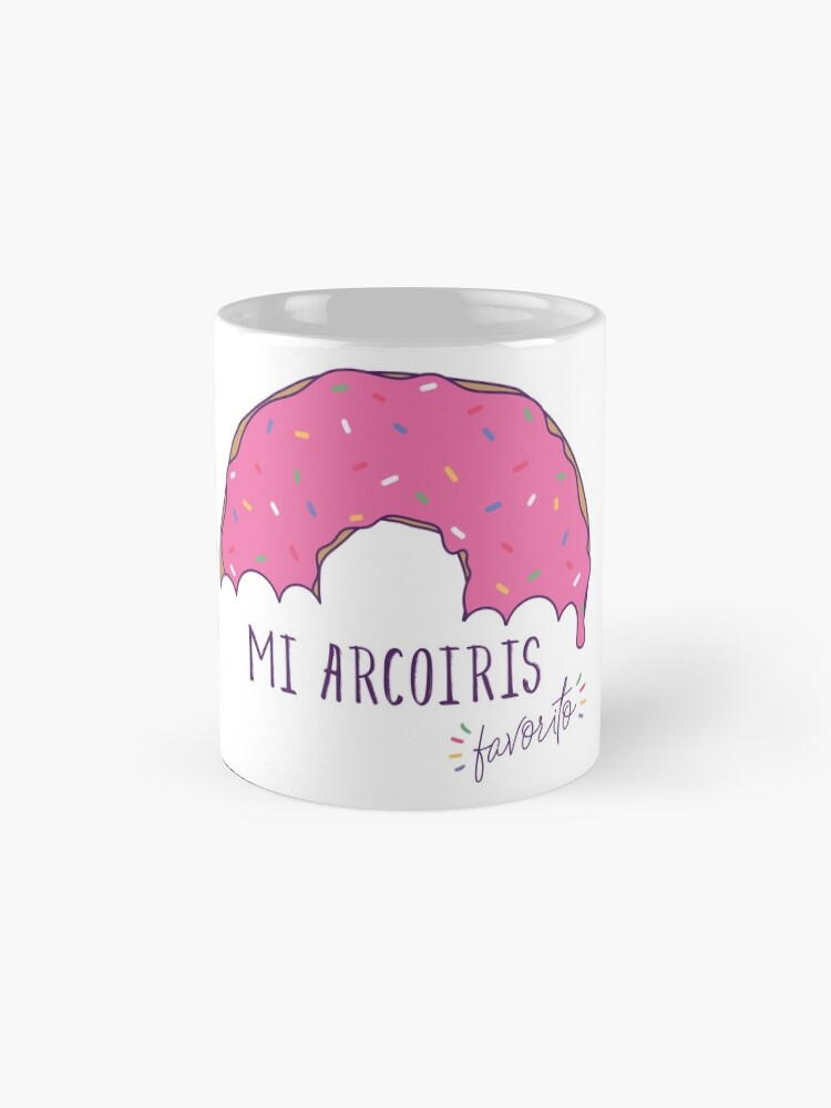 Imagen 4 de 6, Taza de café con la obra Mi arcoiris favorito - fondos claros, diseñada y vendida por Nutricienta.