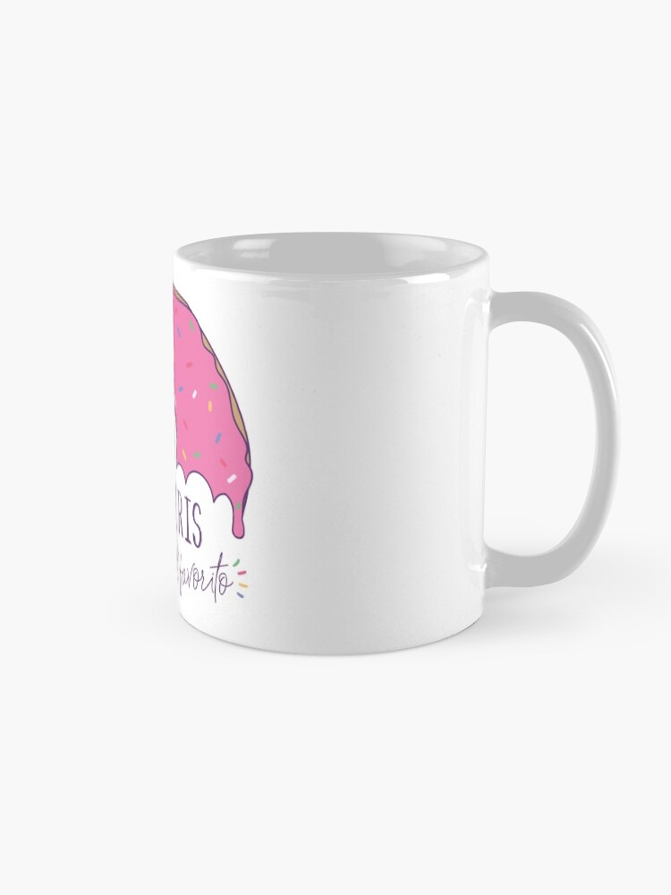 Imagen 5 de 6, Taza de café con la obra Mi arcoiris favorito - fondos claros, diseñada y vendida por Nutricienta.