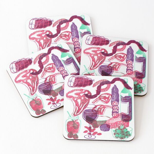 Item preview, Red wine plate designed and sold by Barim-illust.