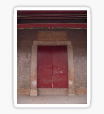 Chinese gate Sticker
