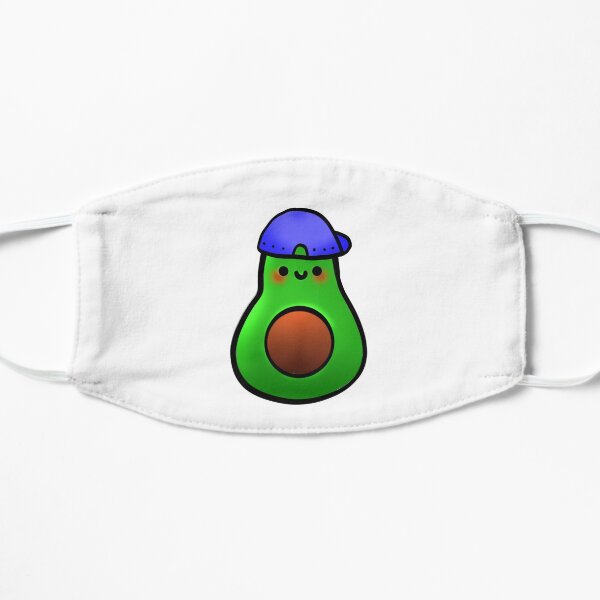 Cute Avocado Flat Mask