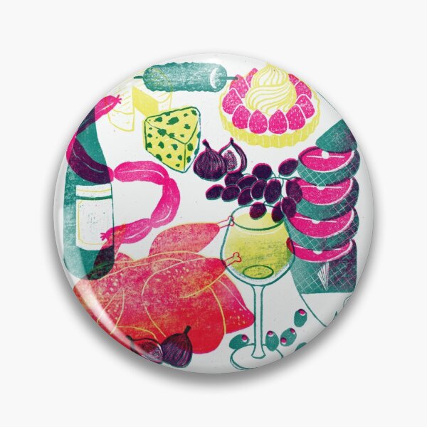 Item preview, White wine plate designed and sold by Barim-illust.