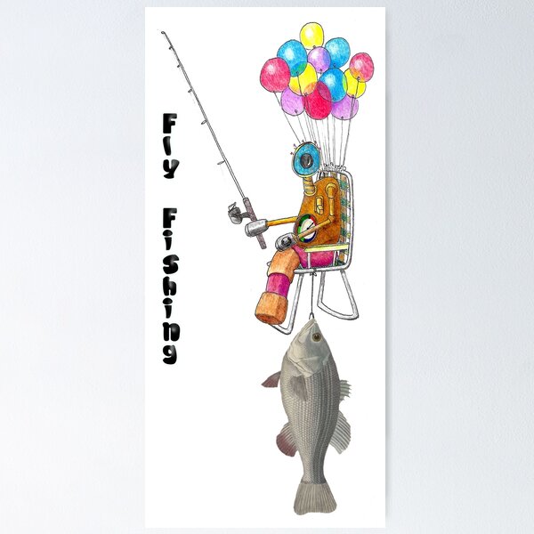 Fly Fishing Happy Birthday Card