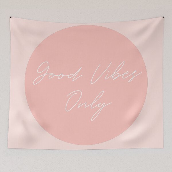 Item preview, Good Vibes Only Quote in Blush Pink designed and sold by pb598.