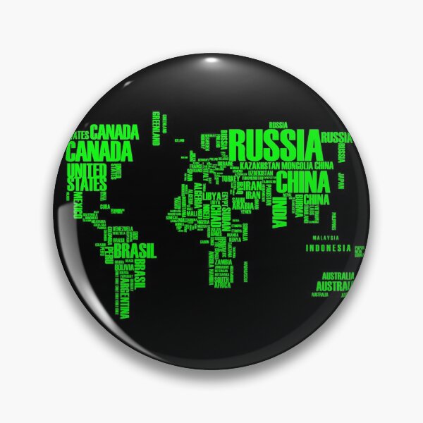 Item preview, World Map X designed and sold by SAS4rt.