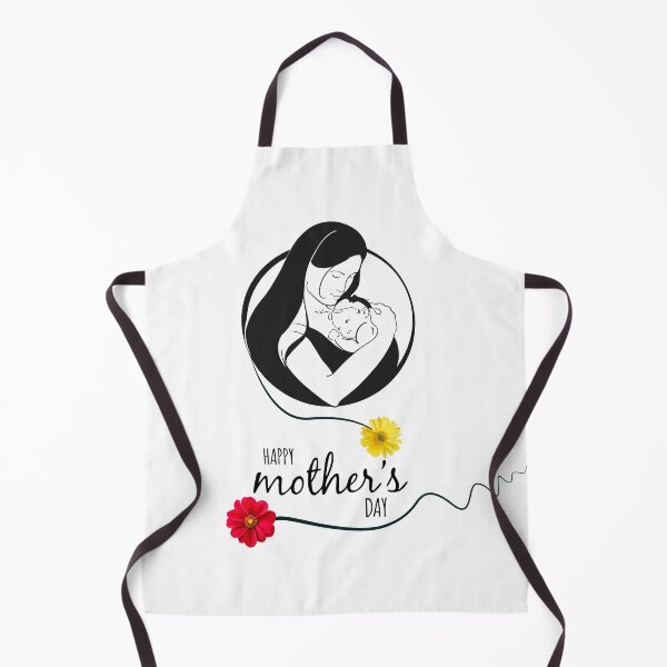 Item preview, Mother and newborn child concept illustration in paper art style. Infant baby and his mom. Heart shape. Happy mother day designed and sold by deeplaxman.