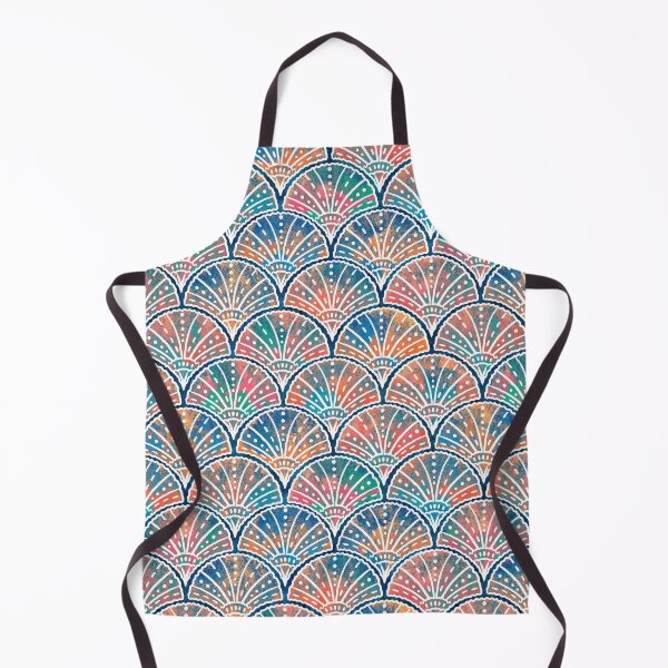 Item preview, Color Burst Boho Seashells Pattern designed and sold by DeKoro.