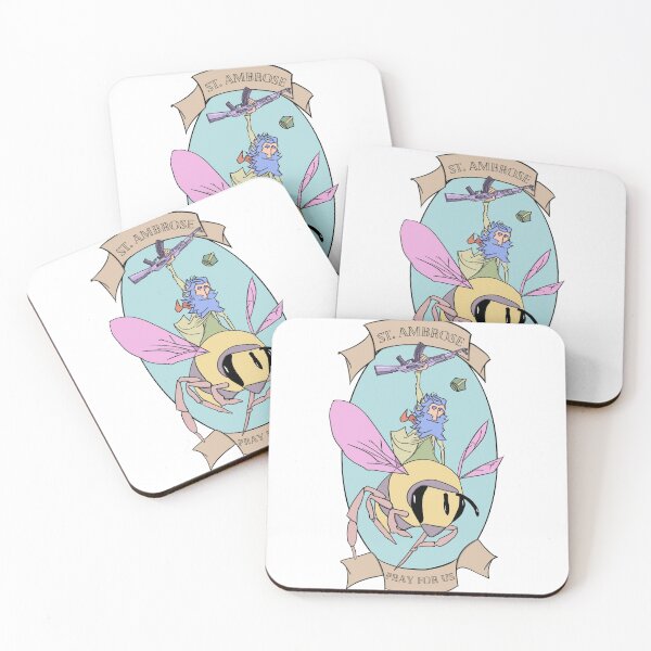 Item preview, st. ambrose | patron saint of bees designed and sold by Jonas Perez.