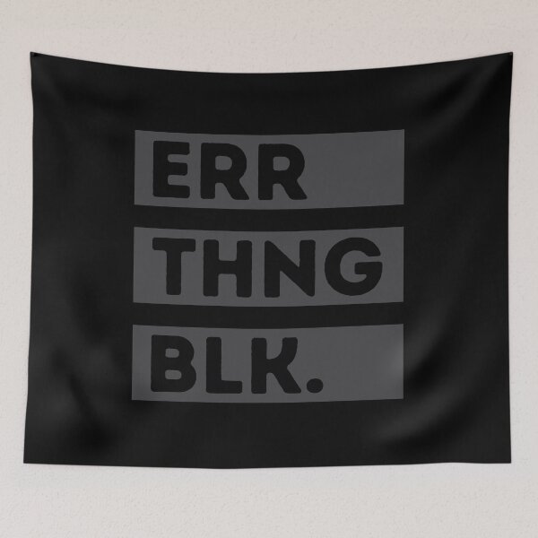 Item preview, err thing black designed and sold by aimanart.