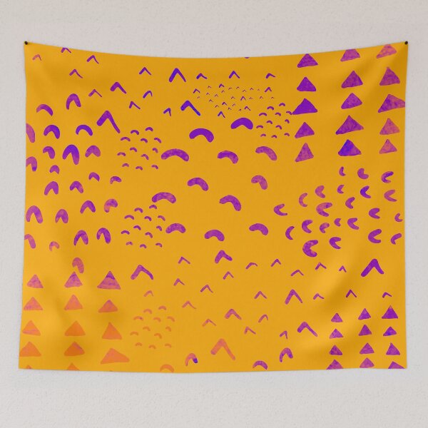 Item preview, Gold And Purple Abstract Safari Pattern designed and sold by Designs By YL.
