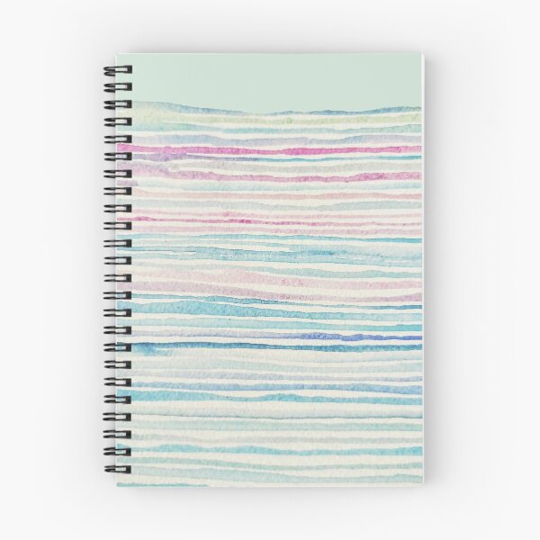 Item preview, Calm wave of  the sea | Watercolor Lines Pattern | Line Pattern designed and sold by Manoondaly.