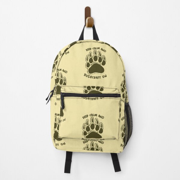 Item preview, bushcraft design, keep calm and bushcraft designed and sold by NobelFashion.