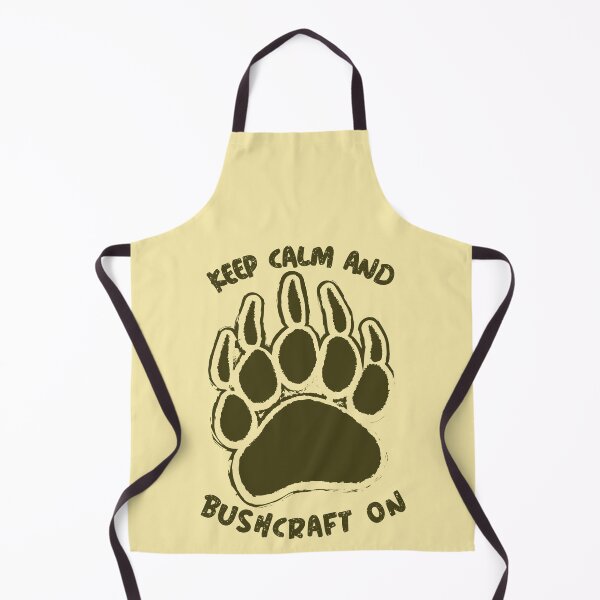 Item preview, bushcraft design, keep calm and bushcraft designed and sold by NobelFashion.