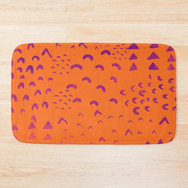 Item preview, Orange And Purple Abstract Safari Pattern designed and sold by Designs By YL.
