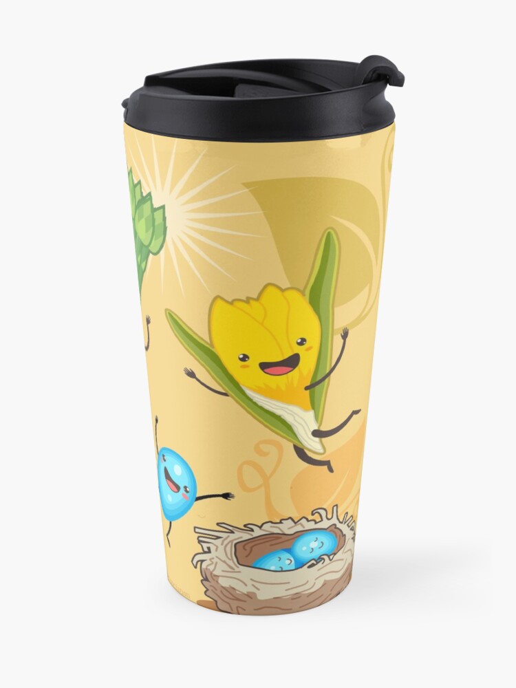 Alternate view of Wisconsin + Spring = Happiness Travel Mug