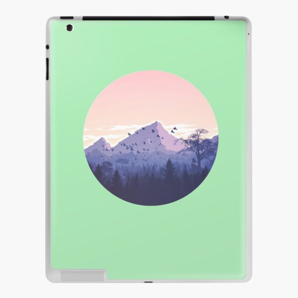 NATURE MOODY , moody adventure , forest moody , gift for adventurers iPad Skin