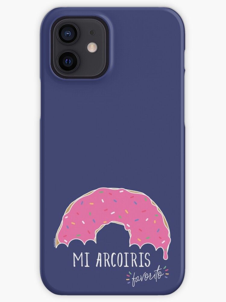 Imagen 1 de 4, Funda de iPhone con la obra Mi arcoiris favorito - fondos oscuros, diseñada y vendida por Nutricienta.