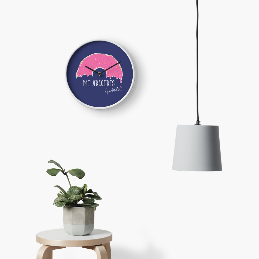 Mi arcoiris favorito - fondos oscuros Reloj