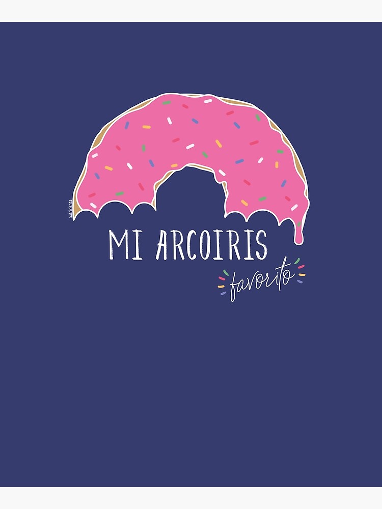 Mi arcoiris favorito - fondos oscuros de Nutricienta