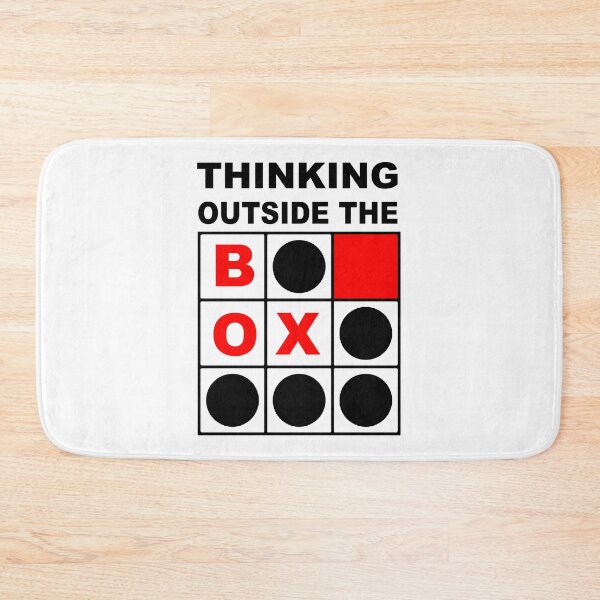 Item preview, Thinking Outside The Box; designed and sold by StickerApe.