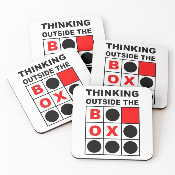 Item preview, Thinking Outside The Box; designed and sold by StickerApe.
