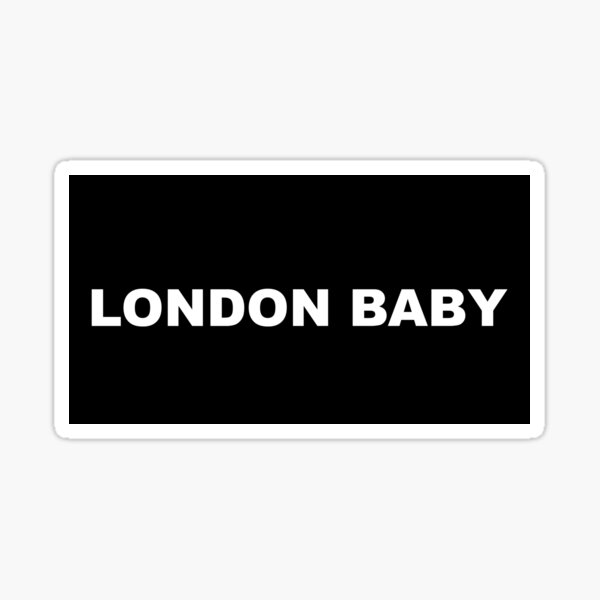 London Baby Andrei Lucas merch Sticker