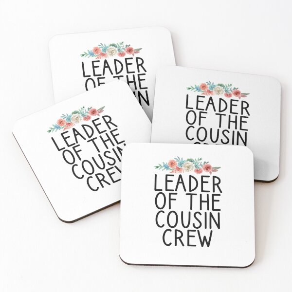 Item preview, Leader of the Cousin Crew / Funny Cousin Gift / Cousin Birthday Gifts / Funny Matching Family Floral Design designed and sold by Chamssou.