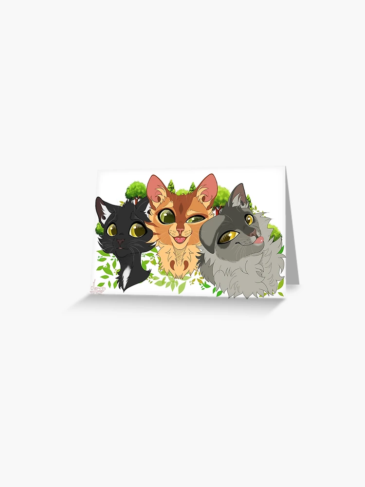 Ravenpaw, Firepaw & Greypaw (Warrior Cats) Sticker by MoonDaneka