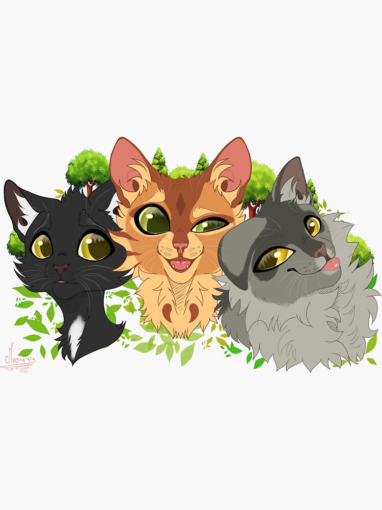 Warrior Cats Ravenpaw Sticker for Sale by Keef-Korner