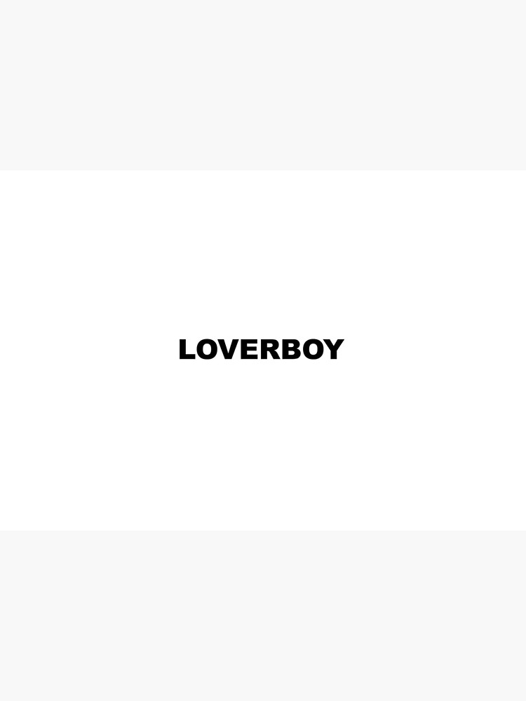 Loverboy Andrei Lucas Album Merch by andreilucas