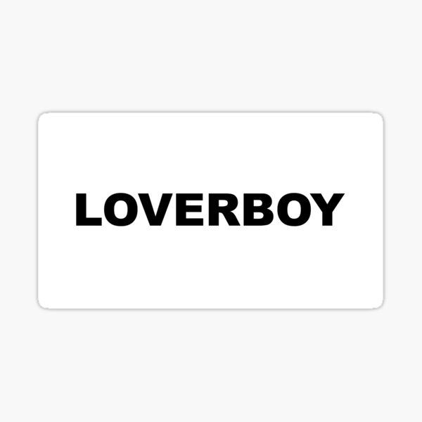 Loverboy Andrei Lucas Album Merch Sticker