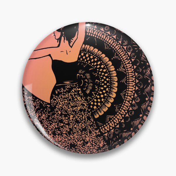 Item preview, silhouette of a dancing woman designed and sold by deeplaxman.