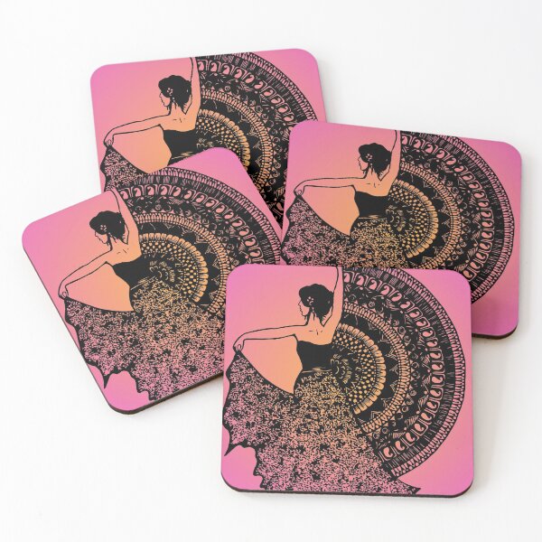 Item preview, silhouette of a dancing woman designed and sold by deeplaxman.