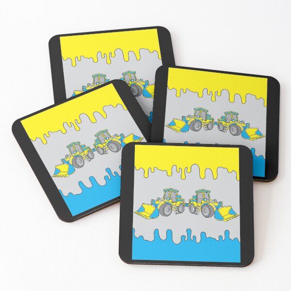 Item preview, Colorful Retro Excavators designed and sold by flofin.