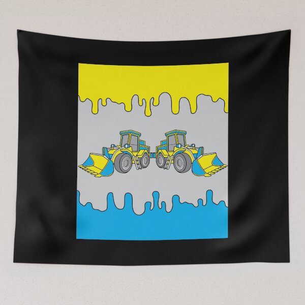 Item preview, Colorful Retro Excavators designed and sold by flofin.